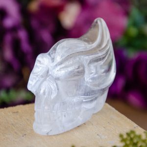 Clear Quartz Traveler Skull at DreamingGoddess.com