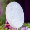 Selenite Crescent Moon Charger at DreamingGoddess.com