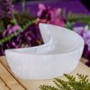 Selenite Crescent Moon Bowl at DreamingGoddess.com