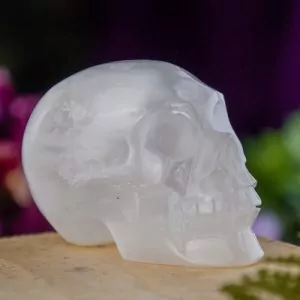 Selenite Skull at DreamingGoddess.com