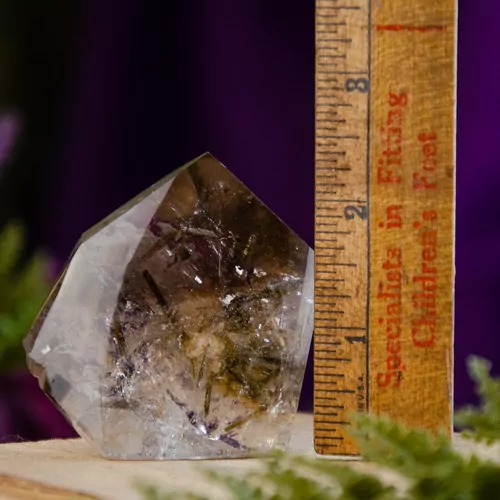 Point ~ Smoky Quartz with Green Inclusions