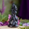Black Obsidian Witch Statue at DreamingGoddess.com