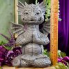 Meditation Yoga Dragon Statue at DreamingGoddess.com