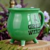 Green Witch Cauldron Coffee Mug at DreamingGoddess.com