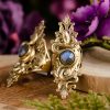 Trollbinde Serpent Ring with Labradorite at DreamingGoddess.com