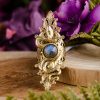 Trollbinde Serpent Ring with Labradorite at DreamingGoddess.com