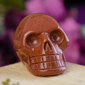 Goldstone Skull at DreamingGoddess.com