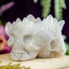 Quartz Cluster Skull at DreamingGoddess.com