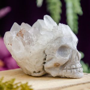 Quartz Cluster Skull at DreamingGoddess.com