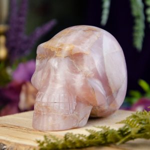 Peruvian Rose Quartz Skull at DreamingGoddess.com