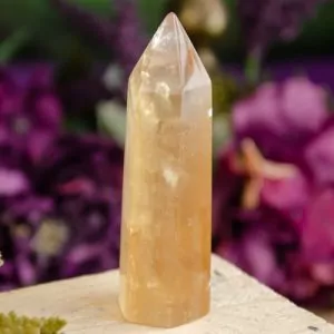 Honey Calcite Tower at DreamingGoddess.com