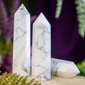 Howlite Tower at DreamingGoddess.com