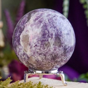 Large Lepidolite Sphere at DreamingGoddess.com