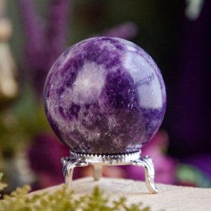 Small Lepidolite Sphere at DreamingGoddess.com