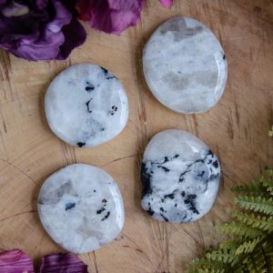 Rainbow Moonstone Worry Stone at DreamingGoddess.com