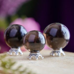 Mini Smoky Quartz Sphere at DreamingGoddess.com