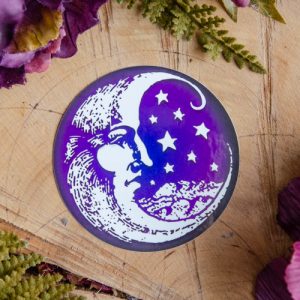 Crescent Moon Sticker at DreamingGoddess.com