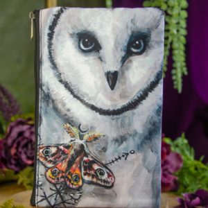 Owl & Moth Tarot Bag at DreamingGoddess.com
