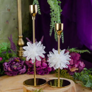 Clear Quartz Taper Candle Holders at DreamingGoddess.com