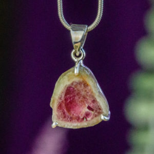 Watermelon Tourmaline Pendant at DreamingGoddess.com