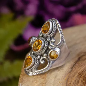 Citrine Ring at DreamingGoddess.com