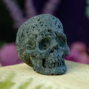 Lava Stone Skull at DreamingGoddess.com