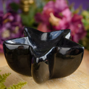 Black Obsidian Star Bowl at DreamingGoddess.com