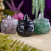 Assorted Stone Carved Pumpkins at DreamingGoddess.com