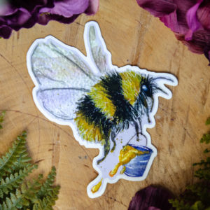 Bee Sticker at DreamingGoddess.com