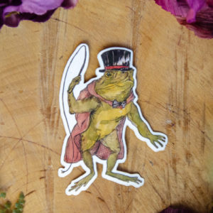 Frog Sticker at DreamingGoddess.com