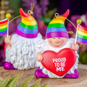 Pride Gnome Ornament at DreamingGoddess.com