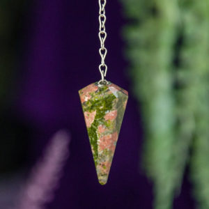 Unakite Pendulum at DreamingGoddess.com