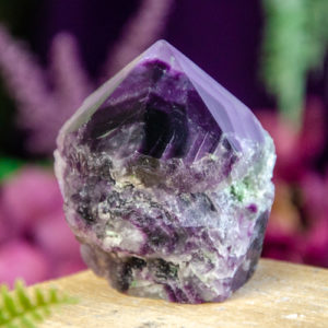 Raw Fluorite Point at DreamingGoddess.com