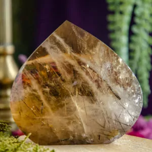 Rutilated Smoky Citrine Free Form at DreamingGoddess.com