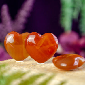 Mini Carnelian Heart at DreamingGoddess.com