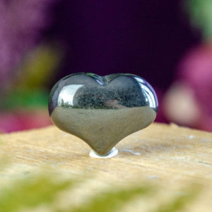 Hematite Mini Heart at DreamingGoddess.com