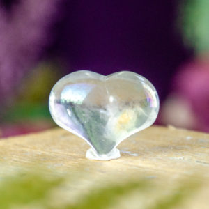 Titanium Quartz Mini Heart