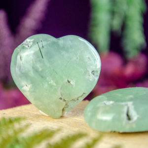 Prehnite Heart at DreamingGoddess.com