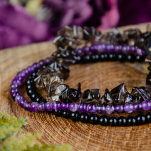 Protection Wellness Bracelet Stack at DreamingGoddess.com