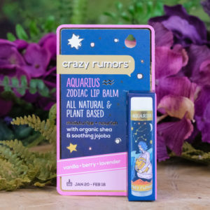 Aquarius Zodiac Lip Balm at DreamingGoddess.com