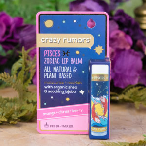 Pisces Zodiac Lip Balm at DreamingGoddess.com