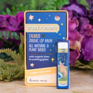 Taurus Zodiac Lip Balm at DreamingGoddess.com