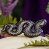 Obsidian Sheen Snake Carving at DreamingGoddess.com