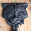 Sacred Black Cat Hand Mirror at DreamingGoddess.com
