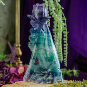 Fluorite Hand with a Rose at DreamingGoddess.com