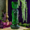 Volcanic Glass Kuan Yin, Green Obsidian at DreamingGoddess.com