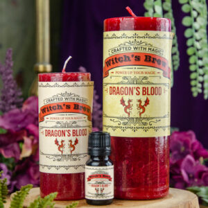 Witch's Brew Candles, Dragon's Blood at DreamingGoddess.com