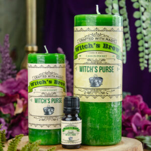 Witch's Brew Candles, Witch's Purse at DreamingGoddess.com