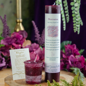 Motivation Reiki Candle and Votive at DreamingGoddess.com