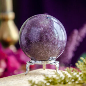 Lepidolite Sphere at DreamingGoddess.com